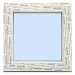 Pvc aken 800 x 830, valge