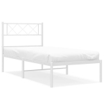 Voodiraam vidaXL, 90x190 cm, valge