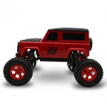 Kaugjuhtimispuldiga auto Big Foot, punane