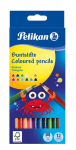 V&auml;rvilised pliiatsid Pelikan, 12 tk