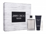 Komplekt Jimmy Choo Man meestele: tualettvesi, 100 ml + 7 ml + du&scaron;igeel, 100 ml
