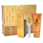 Kosmeetikakomplekt Paco Rabanne 1 Million meestele: tualettvesi EDT, 100 ml + du&scaron;igeel, 100 ml + tualettvesi EDT, 10 ml