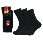 Klassikalised meeste sokid Bisoks 12246 must, 3 paari