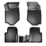 Auto kummimatid mustad 3D RIZLINE PEUGEOT 208 II Benzin (2019-...)