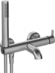 Bath mixer, with shower set