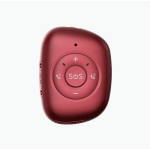 LEOTEC Smart Tracker Anti-Perte 4G GPS Punane