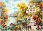 Tikkimiskomplekt Magic Needle "Riverside House" 210-750