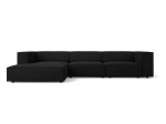 Pehme nurgadiivan Cosmopolitan Design Arendal 4, must