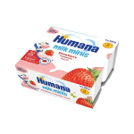 Jogurti magustoit maasikatega Humana Milk Minis, 400g
