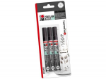 Marker portselanile ja klaasile 073 black, 3 tk