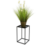 Moodne lillealus, must, 40 cm