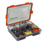 Hermeetiline universaalne kalastuskarp Iron Wolf, oranž