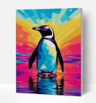 Maalimine numbrite j&auml;rgi Kaelkirjak, Splat Planet, 30x40 cm