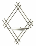 Rippuv metallist lillepotihoidja Loft, 41 cm