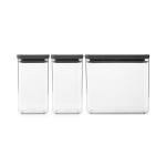 Brabantia hermeetiliste purkide komplekt Tasty+, 3 tk.