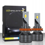 Lambid Led H7 v&auml;rvid 3000K 4300K ​​6000K 120W