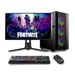 Arvuti Gaming PC Fortnite Komplekt, Intel&reg; Core&trade; i3-14100F 4.7 GHz, 1 TB SSD, RAM 16 GB, GeForce RTX&trade; 3050 8GB, PSU 600W, Windows 11 24″ 1920 x 1080 @ 180Hz