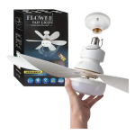 Flower Fan Light pirn - ventilaator