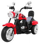 Elektriline mootorratas lastele NightBike Chopper, punane