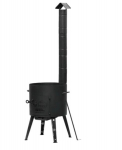 Toruga kamin pajale Davr Metall d-36cm, must