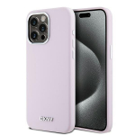 DKNY vedel silikoonist v&auml;ike &uuml;mbris metallist MagSafe logo jaoks iPhone 15 Pro Max - roosa