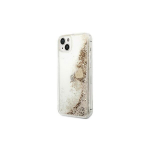 Guess iPhone 14 Pro 6,1 GUOHCP14LGLHFLGO gold HC Liquid Glitter Charms