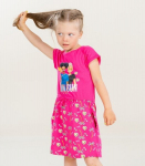 Sun City laste kleit Barbie EX1087*02, fuksia