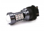 P27/7W LED-pirn 3157 12V canbus, 1400lm punane, 1 tk.