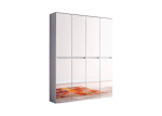Esikukapp Trendteam Mirror, 148x34x191 cm, valge