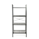 Homla MALMI must metallist raamaturiiul 60&times;35&times;135 cm