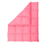 180x200 aastaringselt kasutatav Premium Down Quilt, 70% untasud, 100% puuvillane roosa