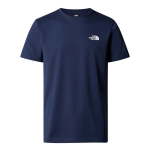 M s/s simple dome tee the north face nf0a87ng8k2 vīrie&scaron;iem tamsiai melyna meestele merev&auml;e sinine NF0A87NG8K2