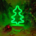 Neoonpuidust statiiv LED TREE roheline FLNW03 "Forever" valgusti
