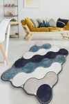 Kilimas (140 x 190) Circle - Blue