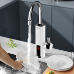Pikaveeboiler, vertikaalne, n&auml;idik, valge VA0204 VAYOX