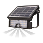 LUX LED 5W p&auml;ikesevalgusti koos liikumisanduriga 4000K must