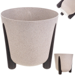 Lillepott Lillepoti Eco katja jalad siset&uuml;kiga 18cm Valge