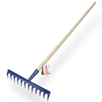 Karastatud metallist reha 12-hambalise k&auml;epidemega