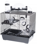 Puur hamstrile InterZoo Rocky, 29x42x55 cm, must