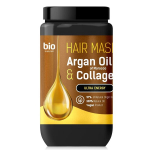 Bio Naturell Marokokos argaania&otilde;liga ja kollageeniga juuksemask, 946ml