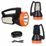 Taaslaetav LED otsingulamp Solar torch