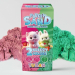 Laste liiv Tuban, roosa/roheline, 70 g