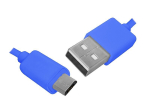PS USB - microUSB kaabel, 1m, sinine.
