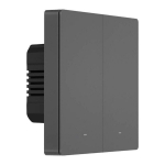 Sonoff nutikas 2-kanaliline Wi-Fi seinal&uuml;liti must (M5-2C-86)