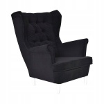 Family Furniture Gaja Skandinaavia tugitool must veluurist h&uuml;drofoobne