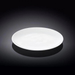 Desserttaldrik, 18 cm, portselan, valtsitud servaga