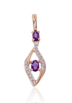 Kullast ripats teemantidega Diamond Sky "Daina" DS01K736