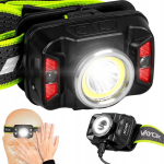 Liikumisanduriga laetav esilatern XTE5W + COB10W VA0025 VAYOX