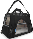 Transportkott lemmikloomadele Freedog, 48x25x33 cm, must