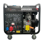 Diiselgeneraator E-generaator inverter DG8000EWI3 400V/max.6-6,5kw 20-230A